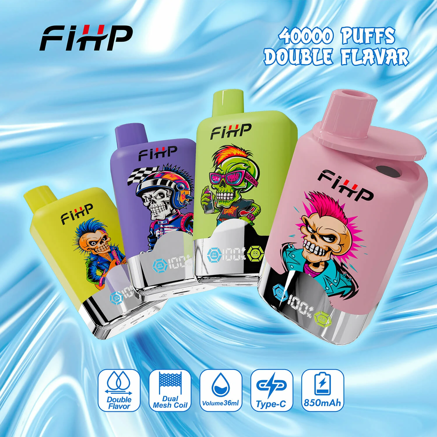 FIHP 40000 40K Boccate 2-in-1 Svapo monouso