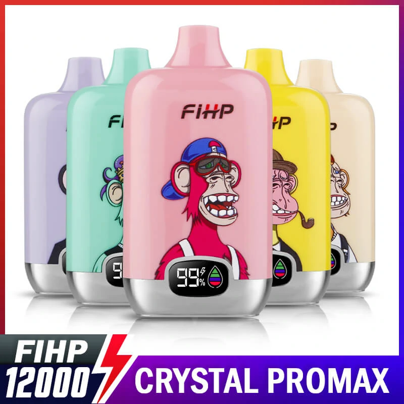 FIHP 12000 12K Boccate display LED smart svapo monouso
