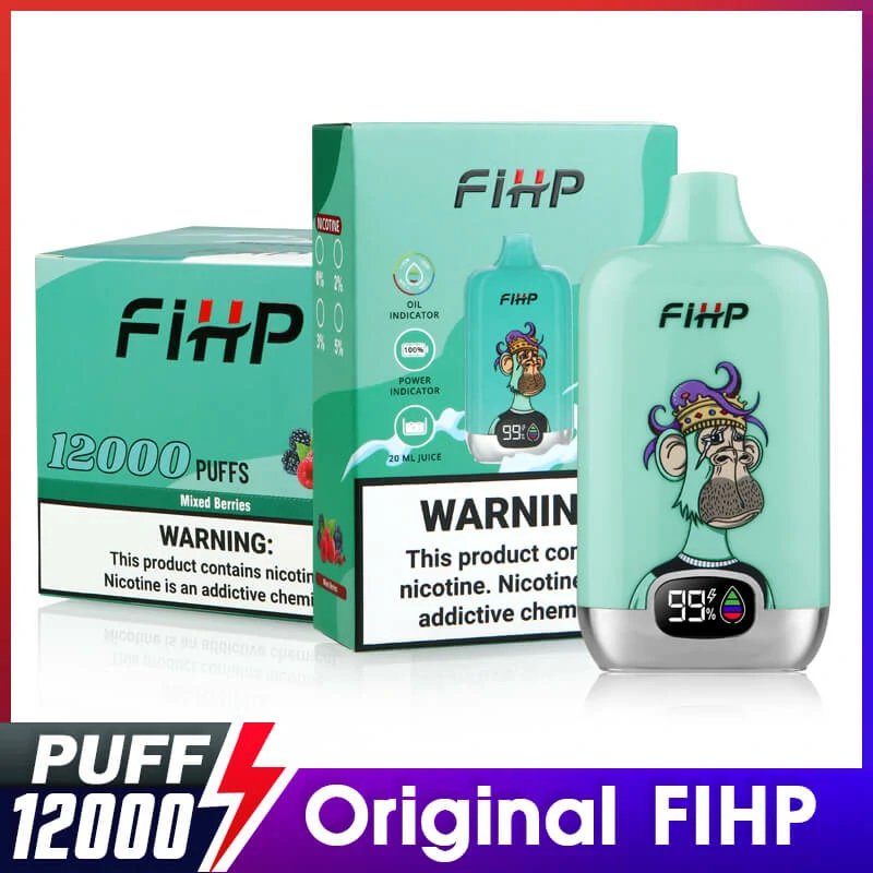 FIHP 12000 12K Boccate display LED smart svapo monouso - image 12