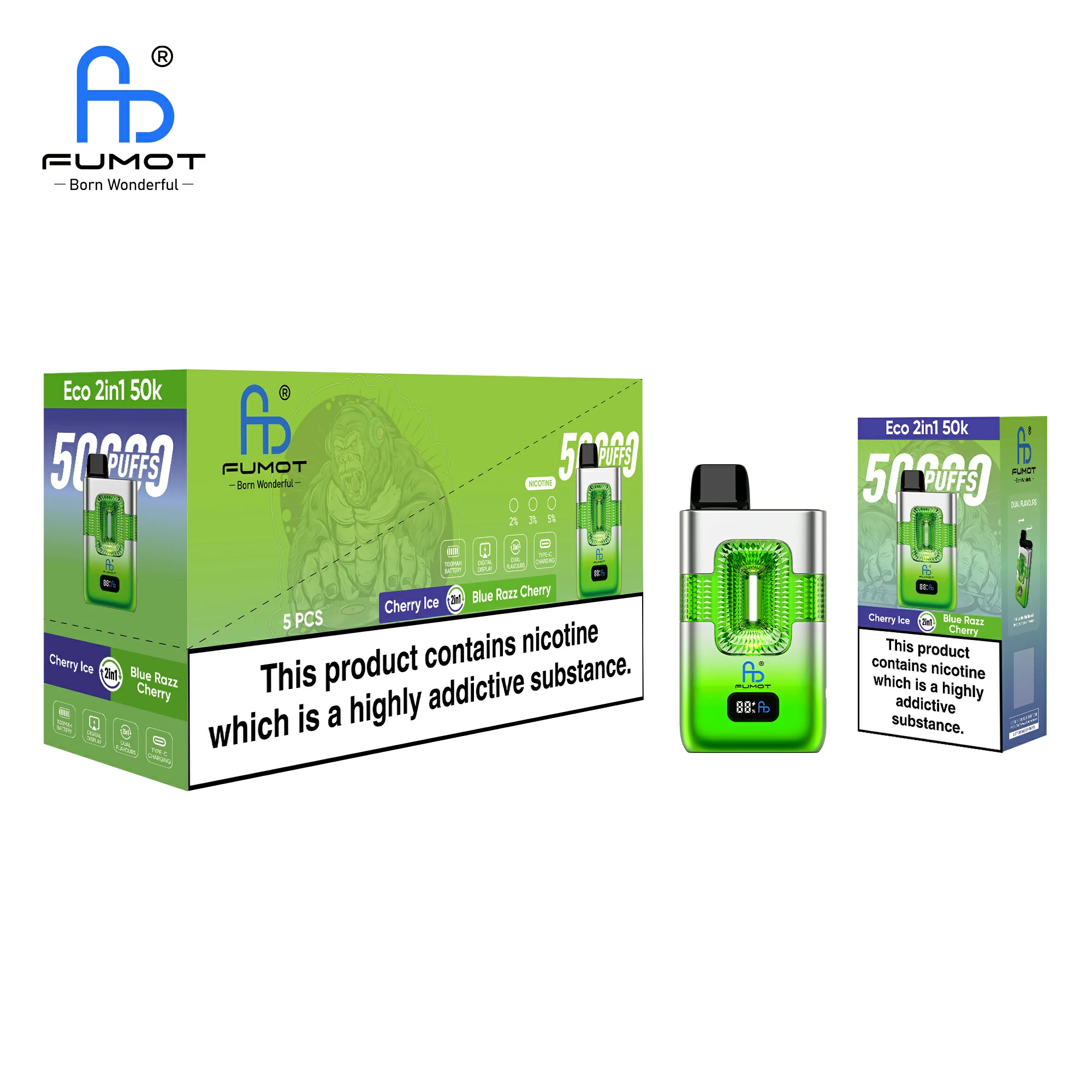 Fumot Randm Eco 50000 50K Boccate 2-in-1 Svapo monouso - image 11