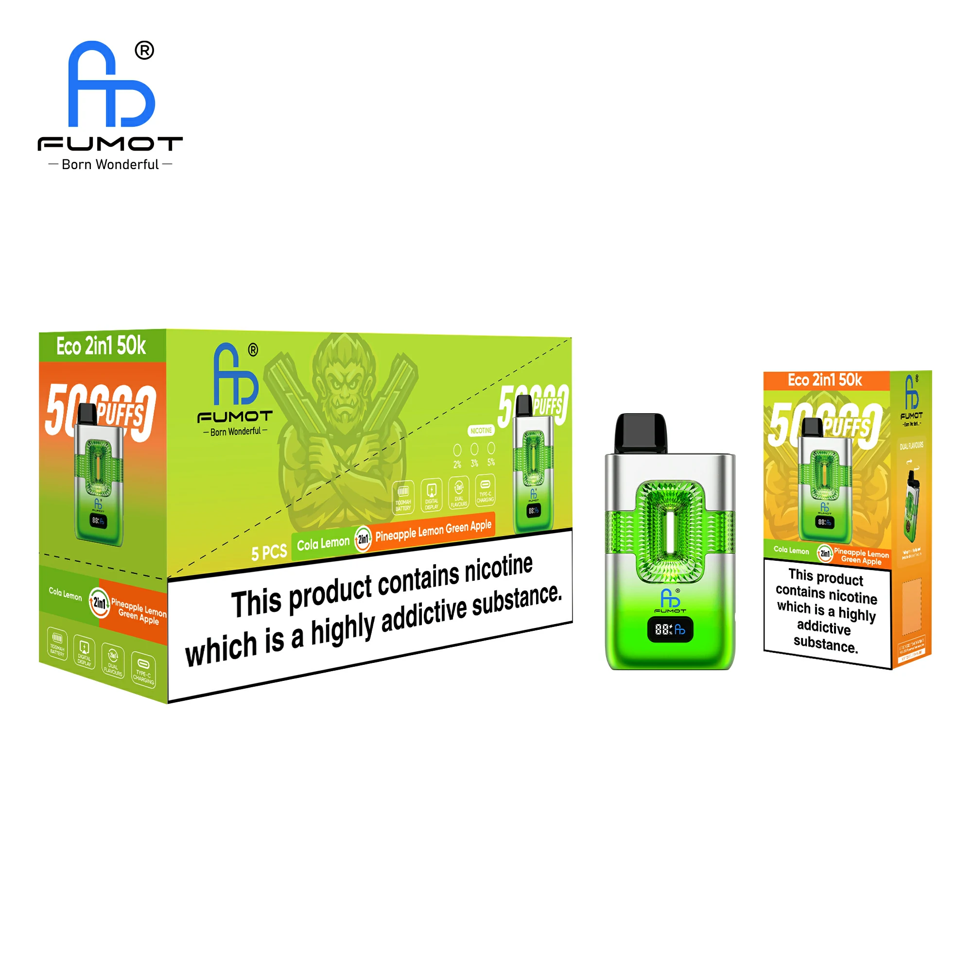 Fumot Randm Eco 50000 50K Boccate 2-in-1 Svapo monouso - image 13
