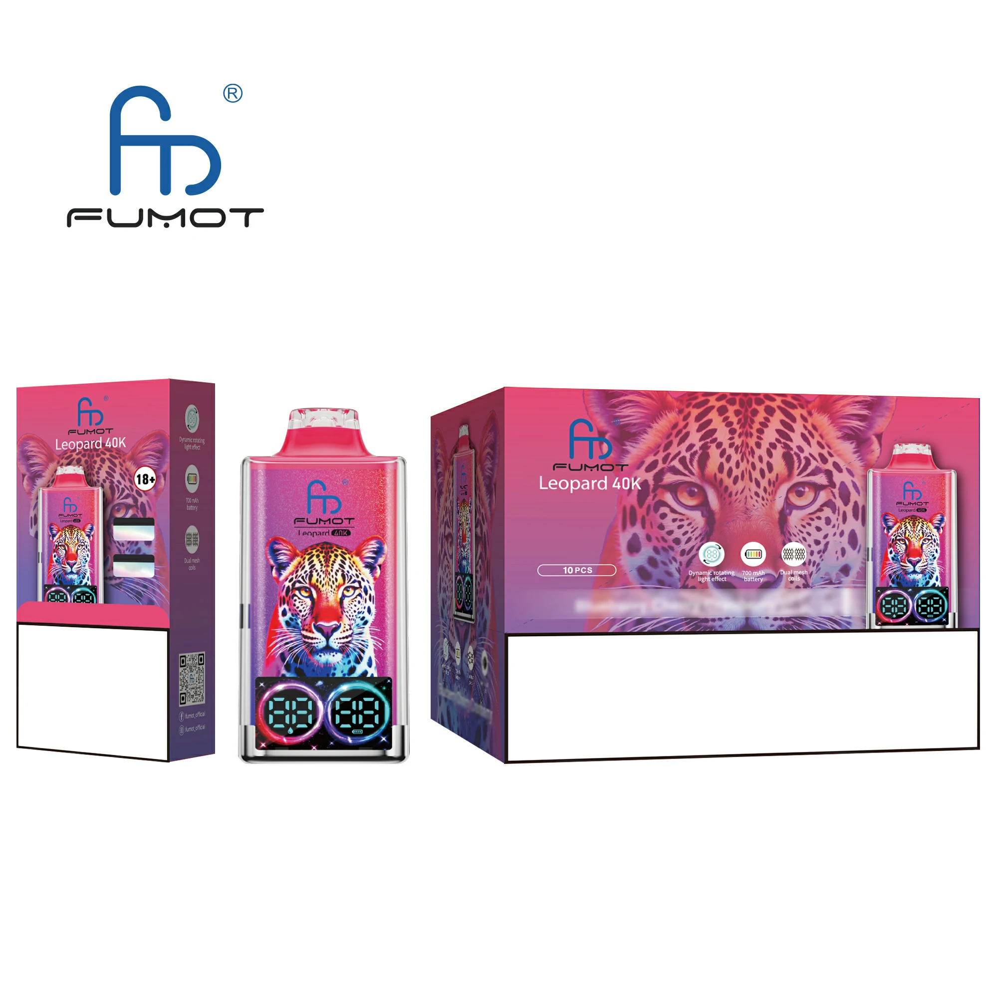 Fumot Randm Leopard 40000 40K Boccate svapo monouso - image 14
