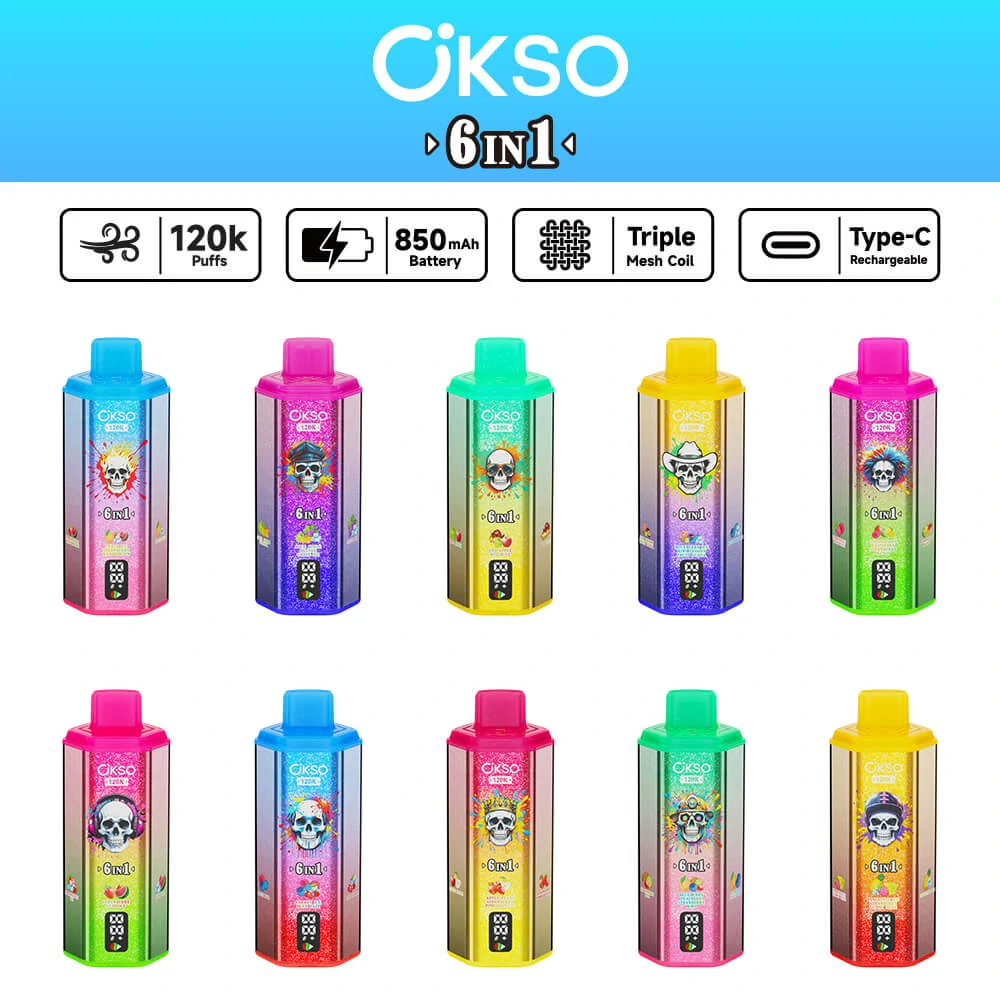 Okso 6-in-1 120000 120K Boccate svapo monouso - image 11