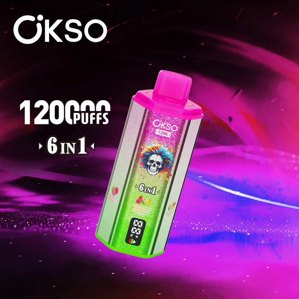 Okso 6-in-1 120000 120K Boccate svapo monouso