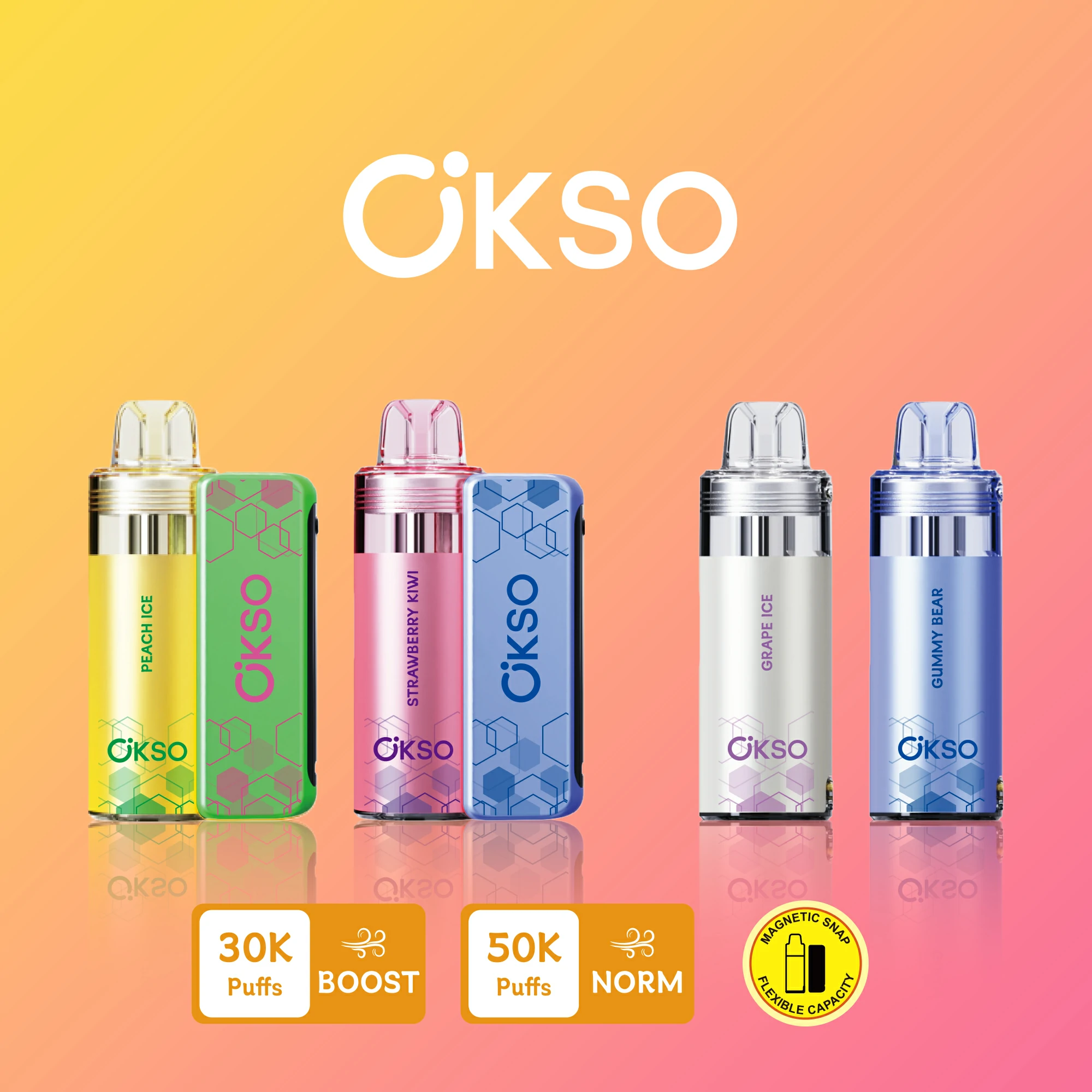 OKSO Switch KIT 50000 50K Boccate svapo monouso