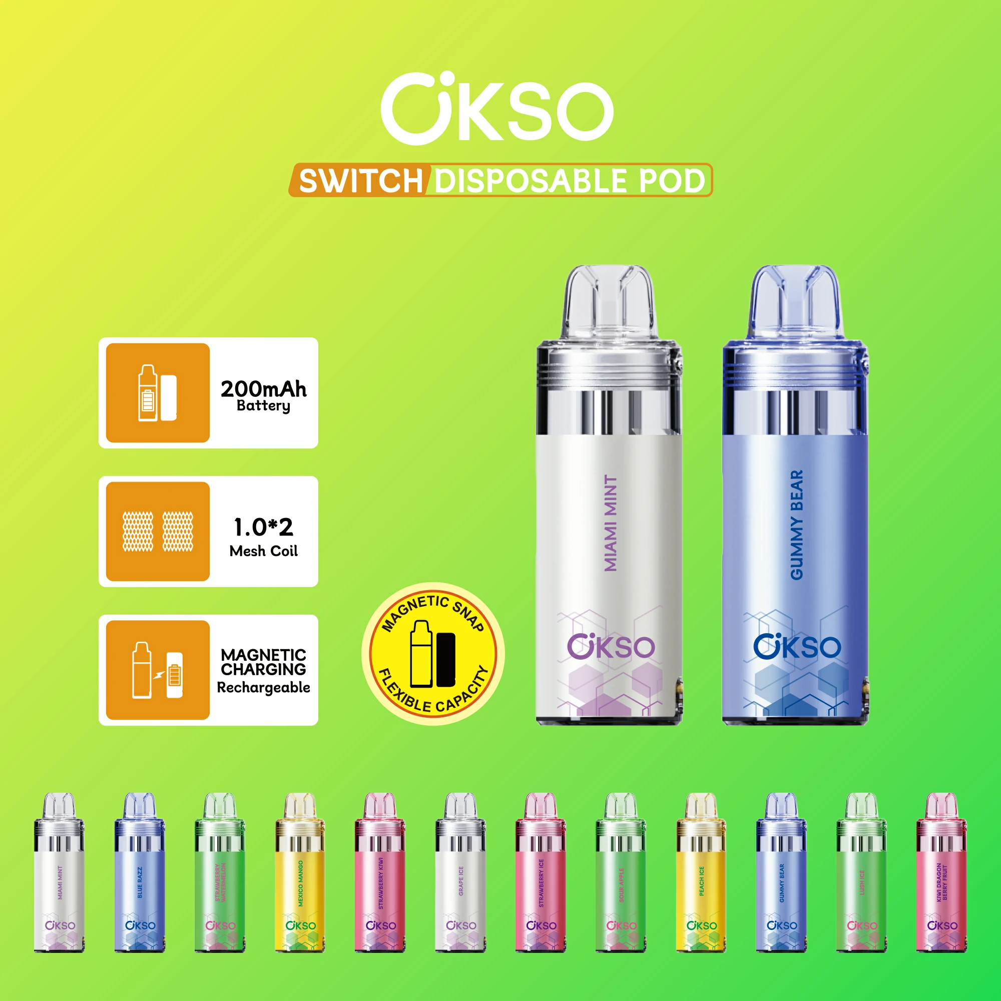 OKSO Switch KIT 50000 50K Boccate svapo monouso - image 4