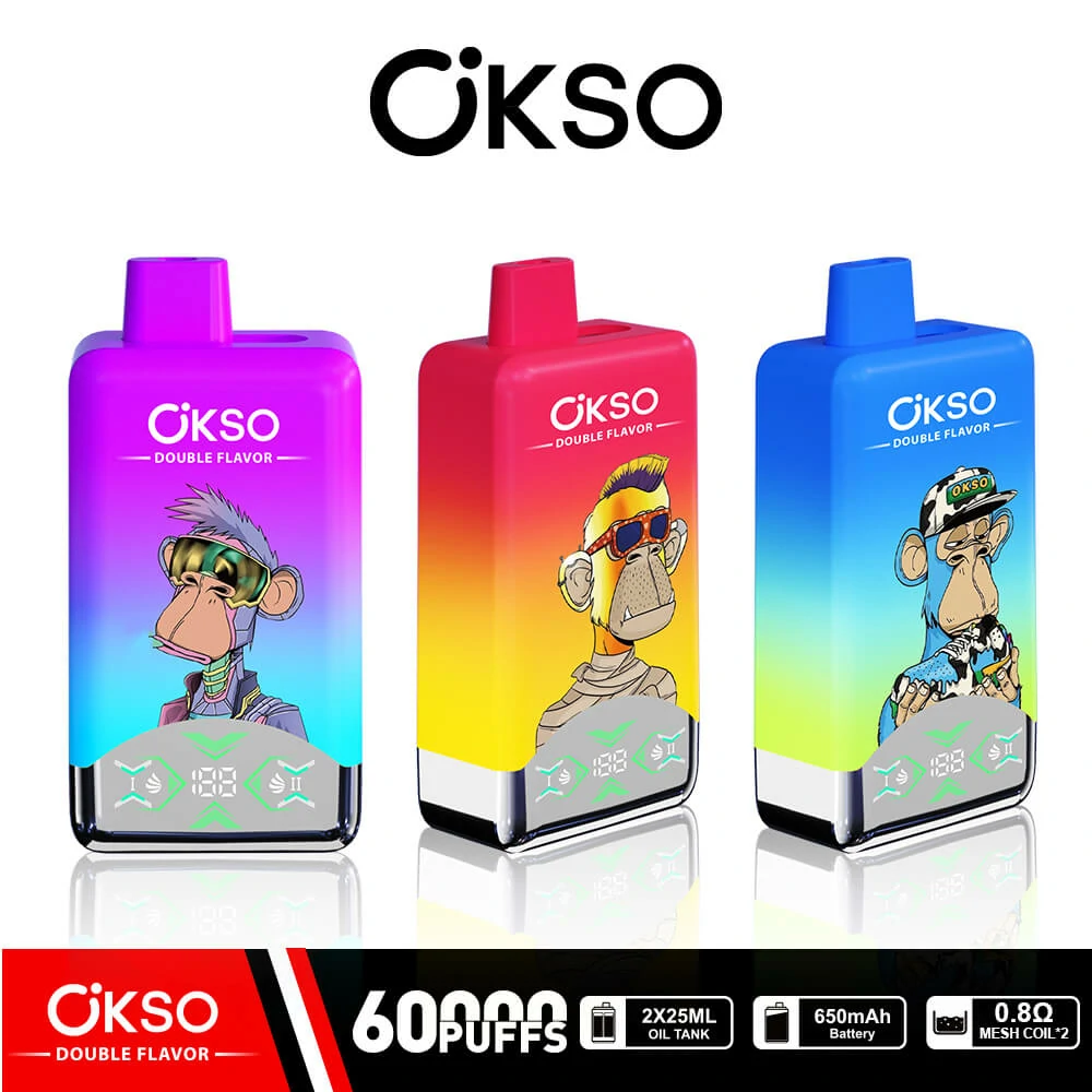 OKSO 60000 60K Boccate LED Display Svapo monouso - image 3