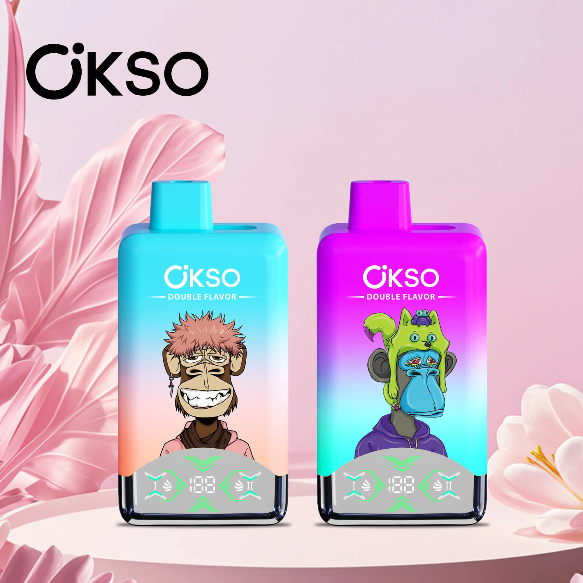 OKSO 60000 60K Boccate LED Display Svapo monouso - image 6