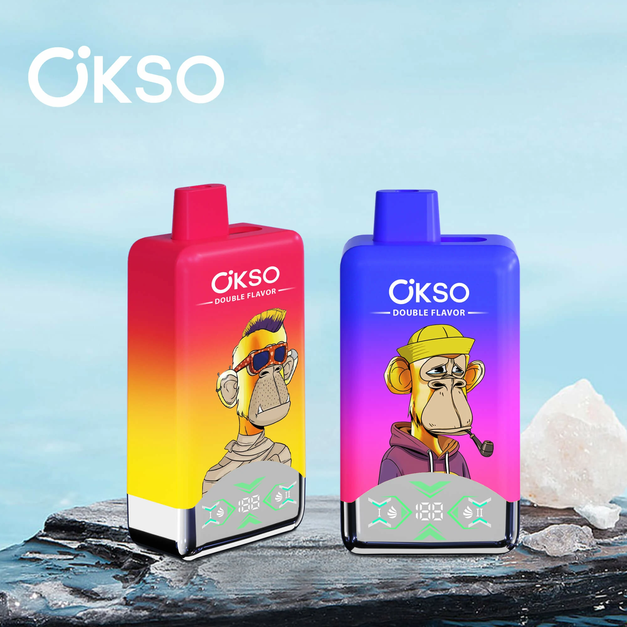 OKSO 60000 60K Boccate LED Display Svapo monouso - image 8