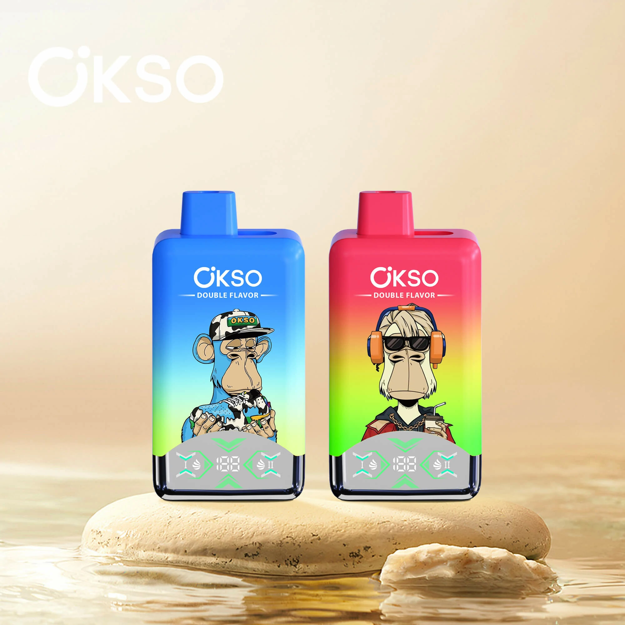 OKSO 60000 60K Boccate LED Display Svapo monouso - image 7