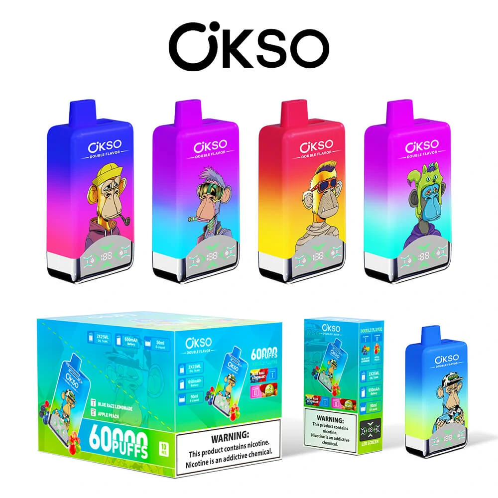 OKSO 60000 60K Boccate LED Display Svapo monouso - image 4