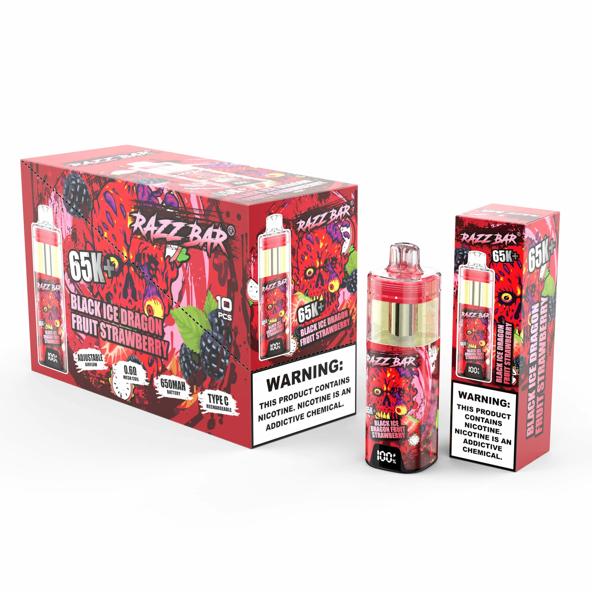 Razz Bar Crystal Smart Screen 65000 65K Boccate svapo monouso - image 10