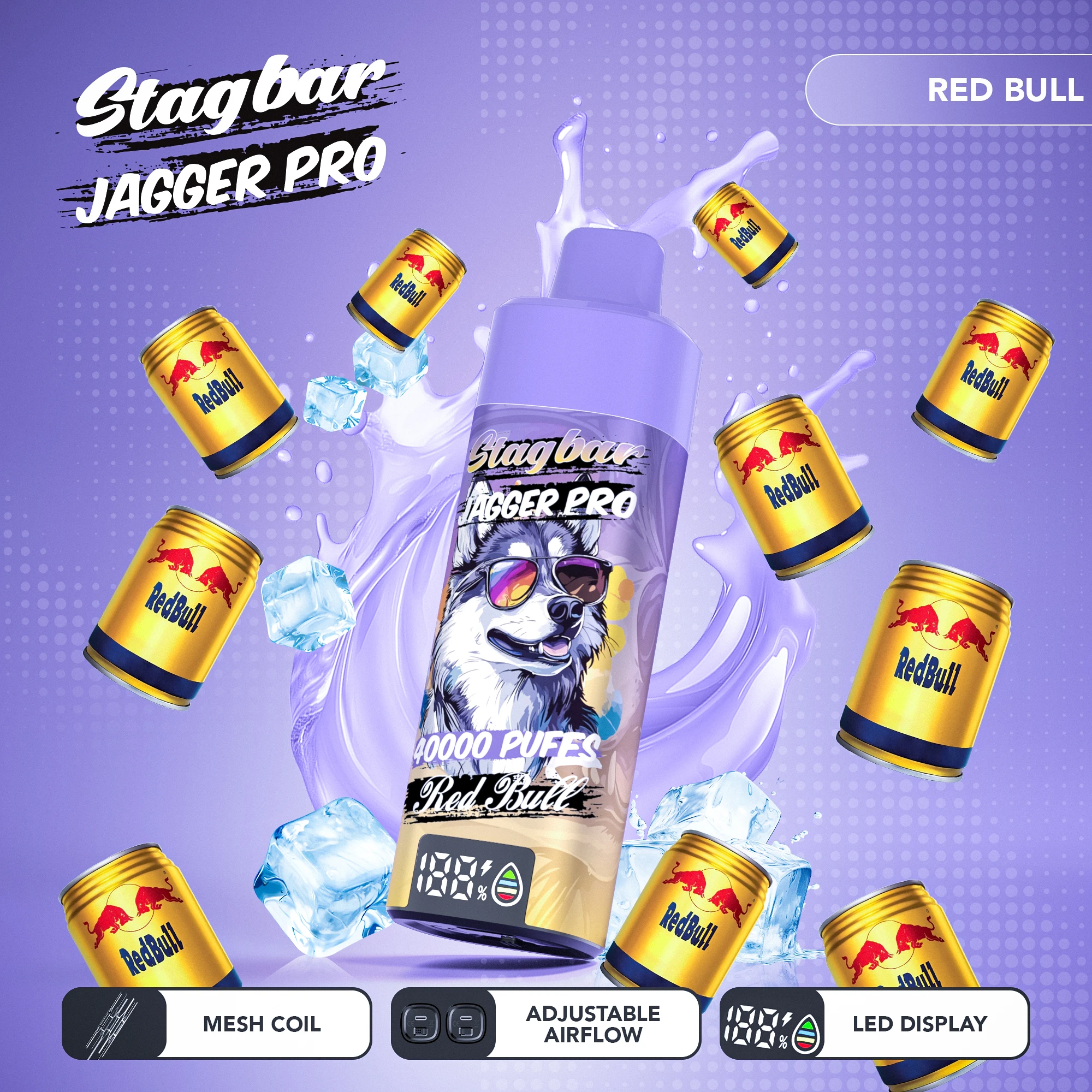 Stag Bar Jagger Pro 40000 40K Boccate Svapo monouso - image 4