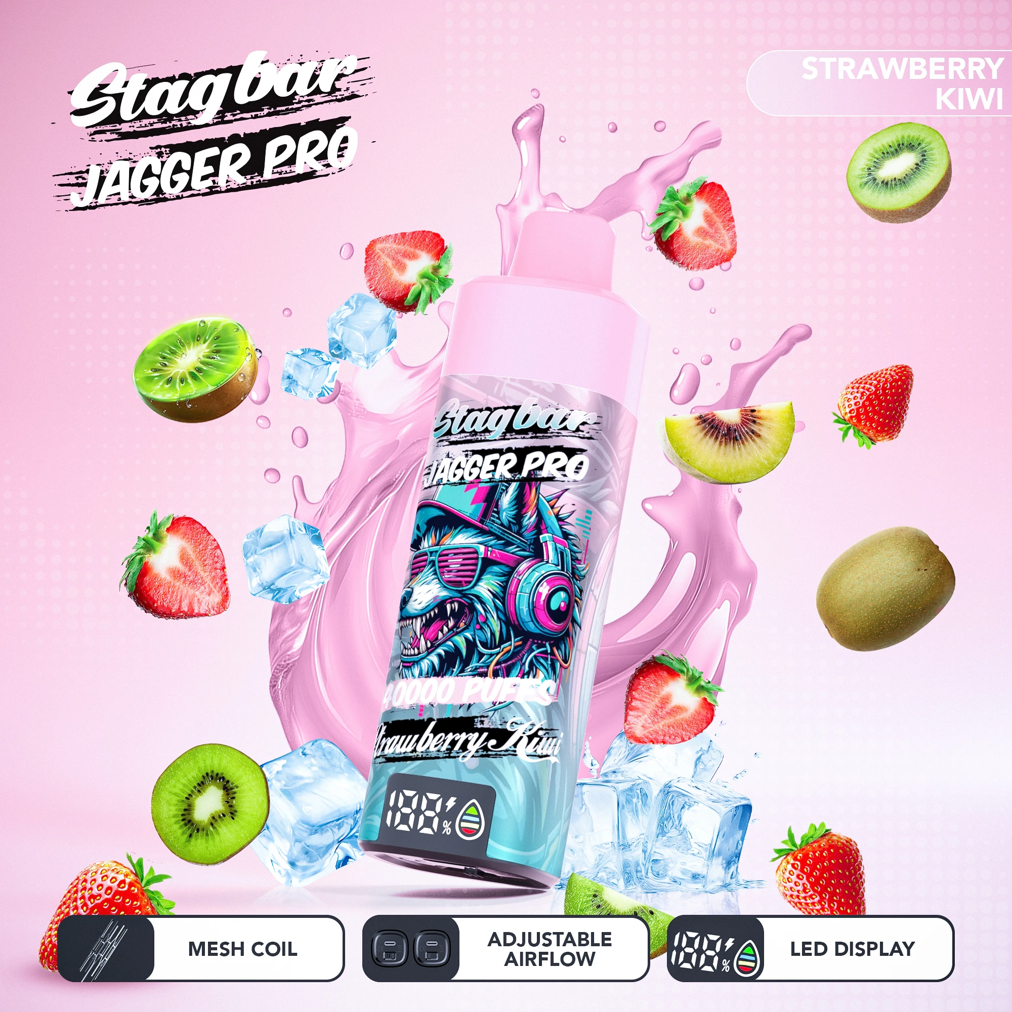 Stag Bar Jagger Pro 40000 40K Boccate Svapo monouso - image 2