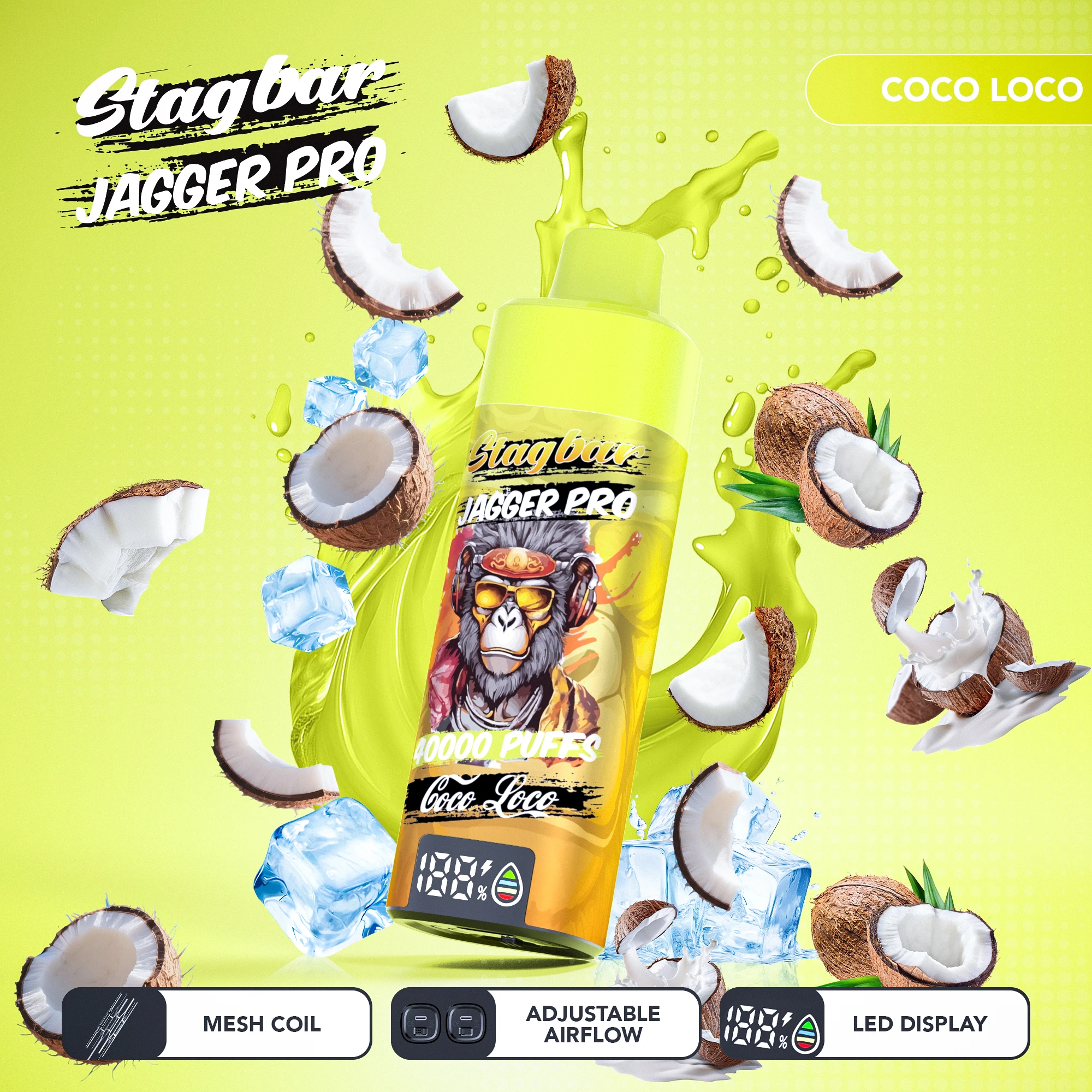 Stag Bar Jagger Pro 40000 40K Boccate Svapo monouso - image 5