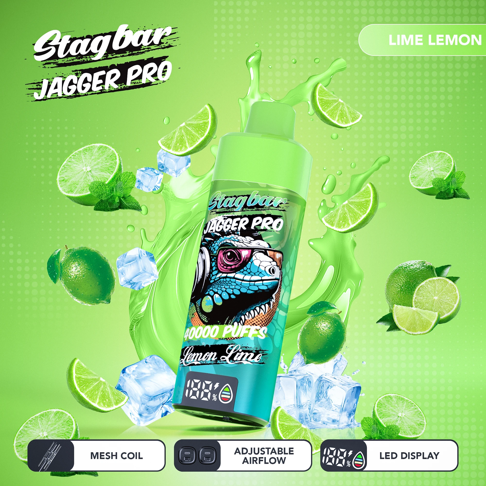 Stag Bar Jagger Pro 40000 40K Boccate Svapo monouso - image 6