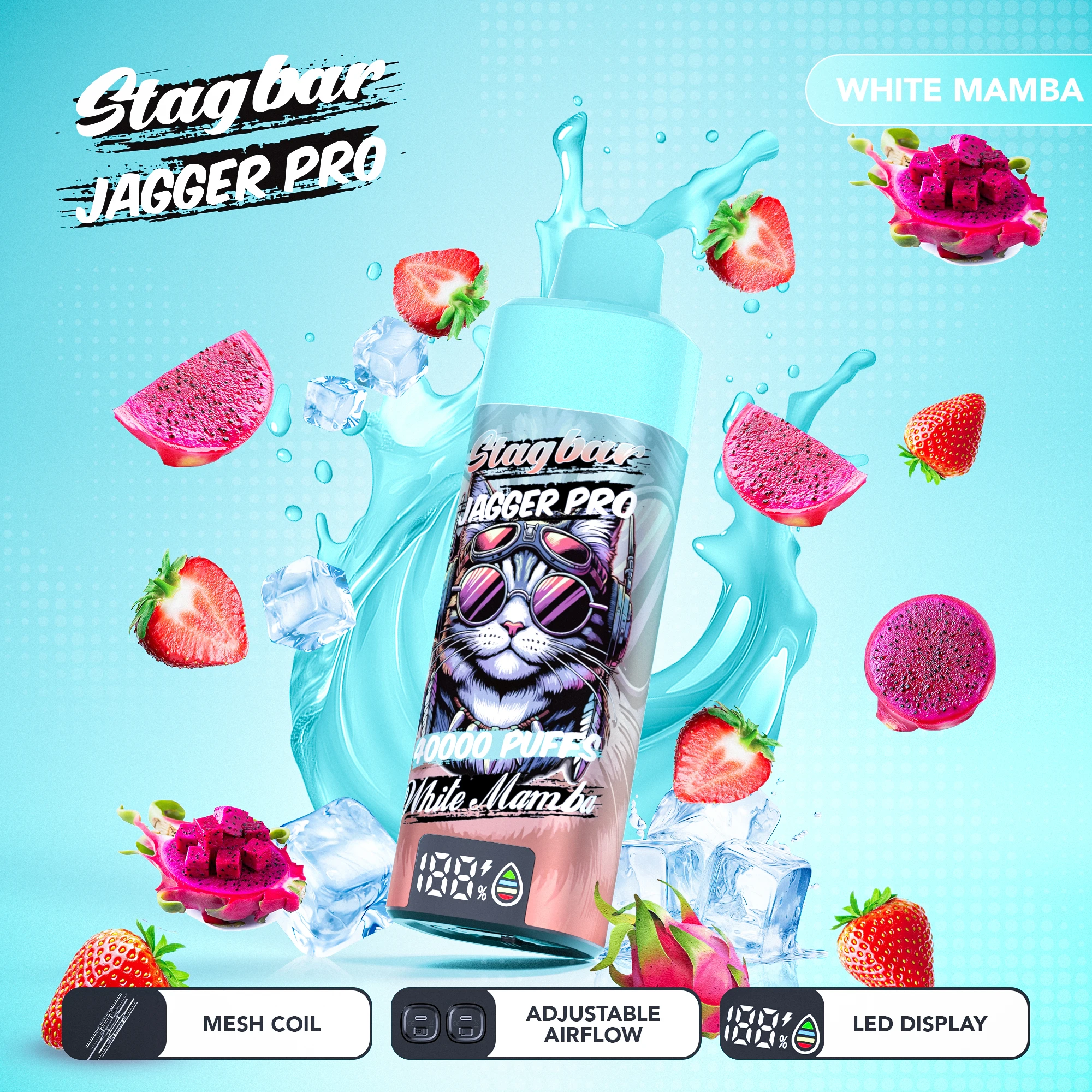 Stag Bar Jagger Pro 40000 40K Boccate Svapo monouso - image 16