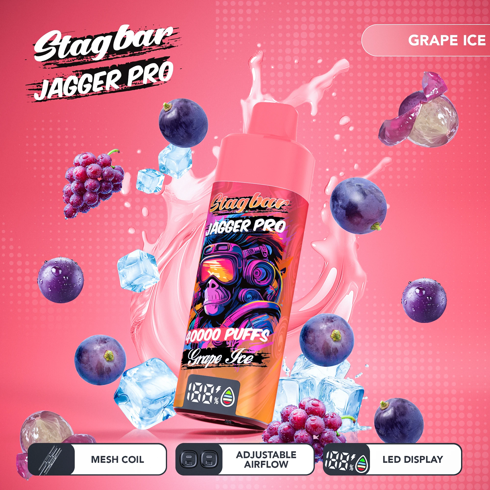Stag Bar Jagger Pro 40000 40K Boccate Svapo monouso - image 15