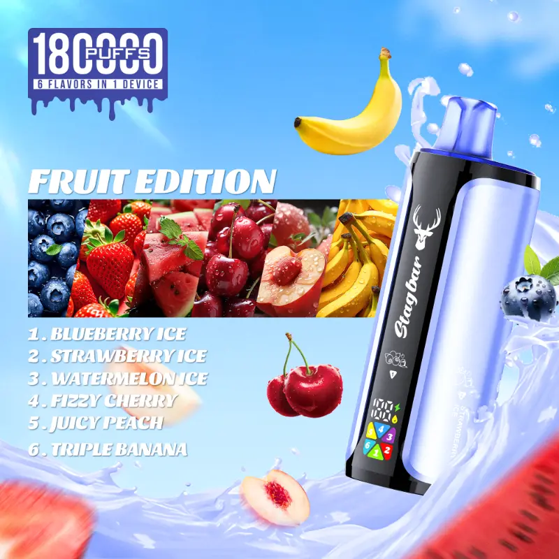 Stag Bar 180000 180K Boccate 6-in-1 Svapo monouso - image 2
