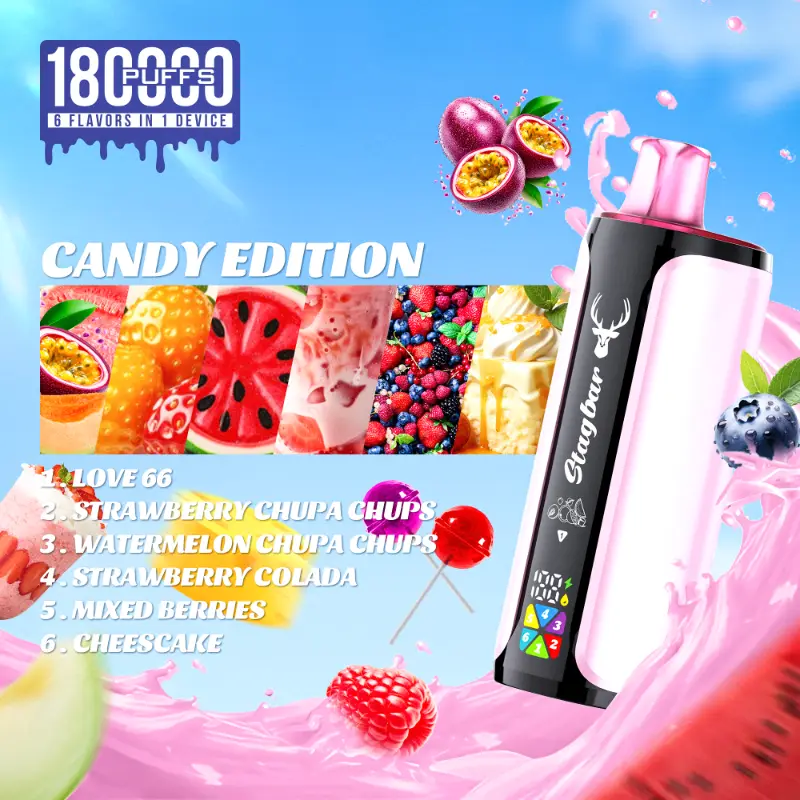 Stag Bar 180000 180K Boccate 6-in-1 Svapo monouso - image 4