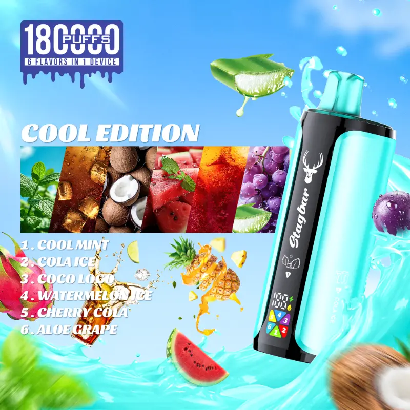 Stag Bar 180000 180K Boccate 6-in-1 Svapo monouso - image 5