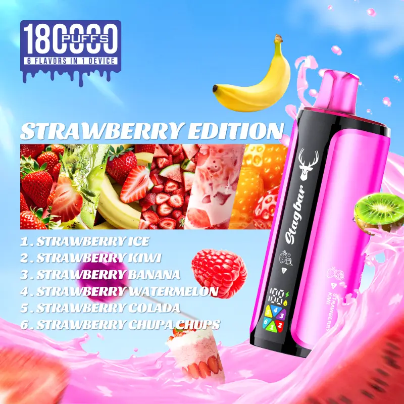 Stag Bar 180000 180K Boccate 6-in-1 Svapo monouso - image 9