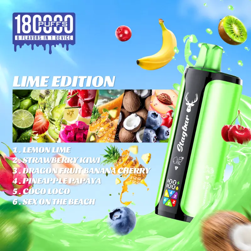 Stag Bar 180000 180K Boccate 6-in-1 Svapo monouso - image 7