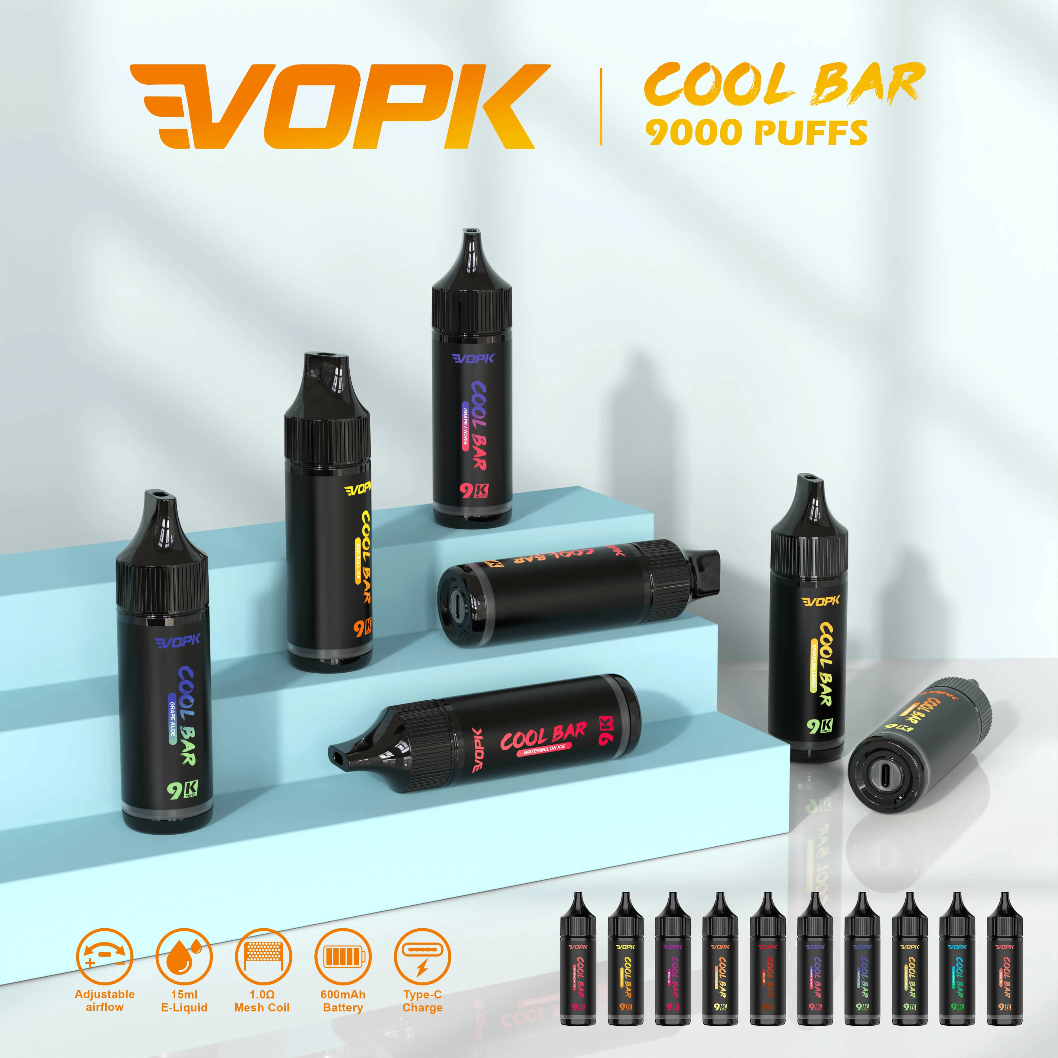VOPK COOL Bar 9000 9K Boccate svapo monouso