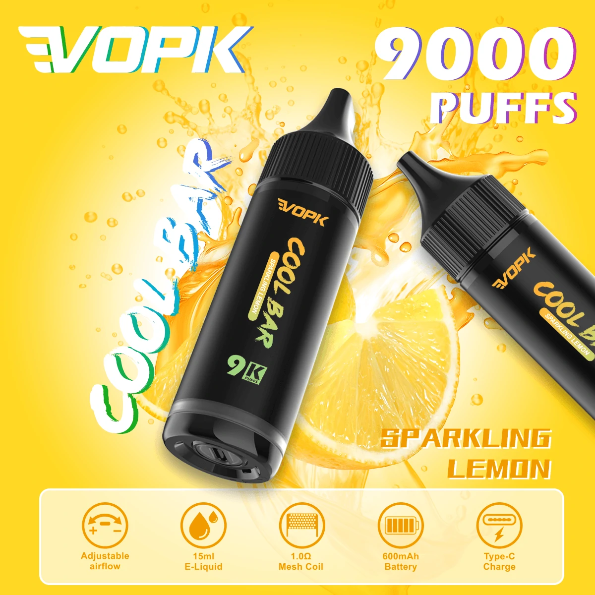VOPK COOL Bar 9000 9K Boccate svapo monouso - image 6