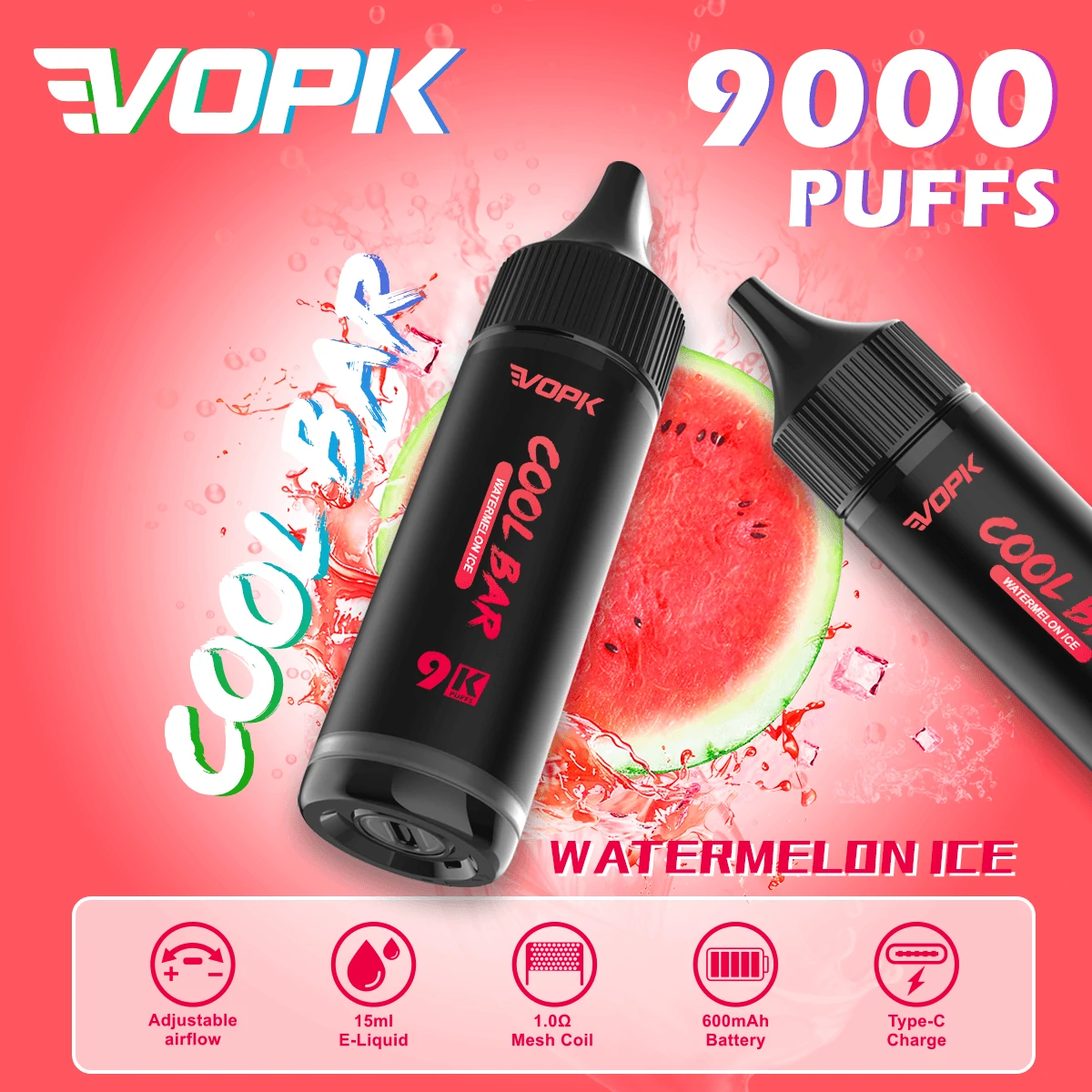 VOPK COOL Bar 9000 9K Boccate svapo monouso - image 8