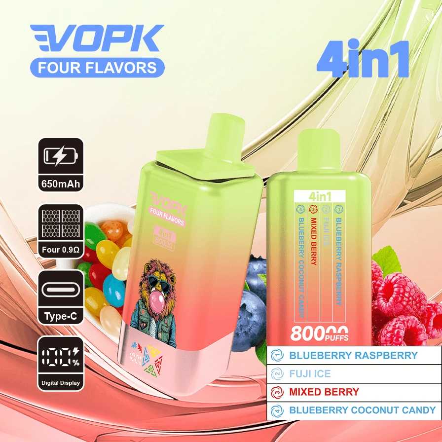 Vopk 4-in-1 80000 80K Boccate quattro gusti svapo monouso - image 2