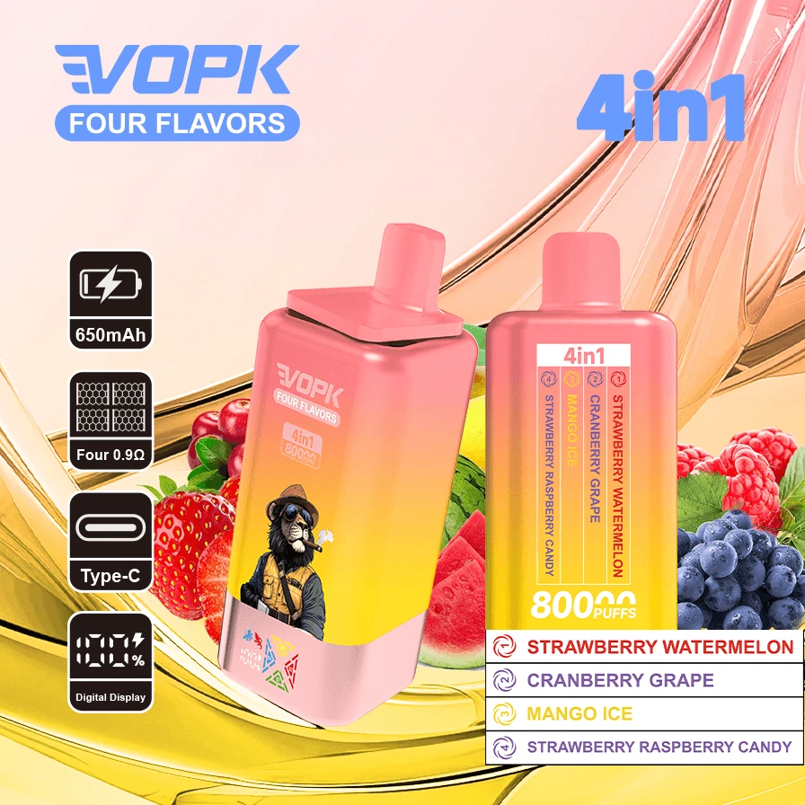 Vopk 4-in-1 80000 80K Boccate quattro gusti svapo monouso - image 11