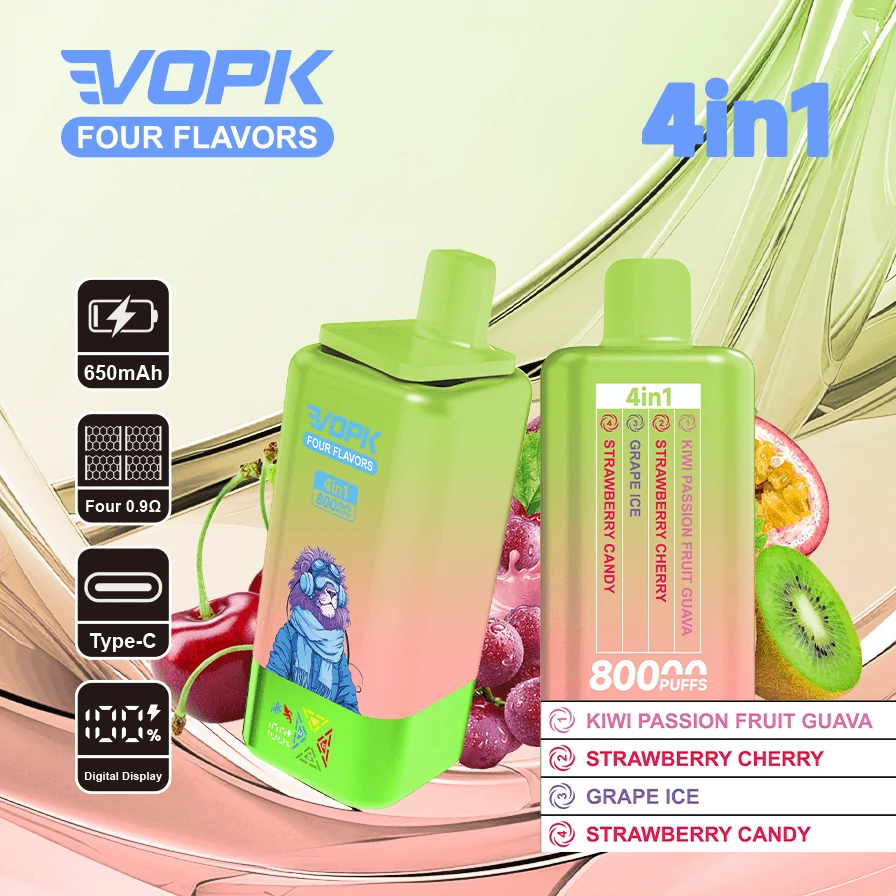 Vopk 4-in-1 80000 80K Boccate quattro gusti svapo monouso - image 5
