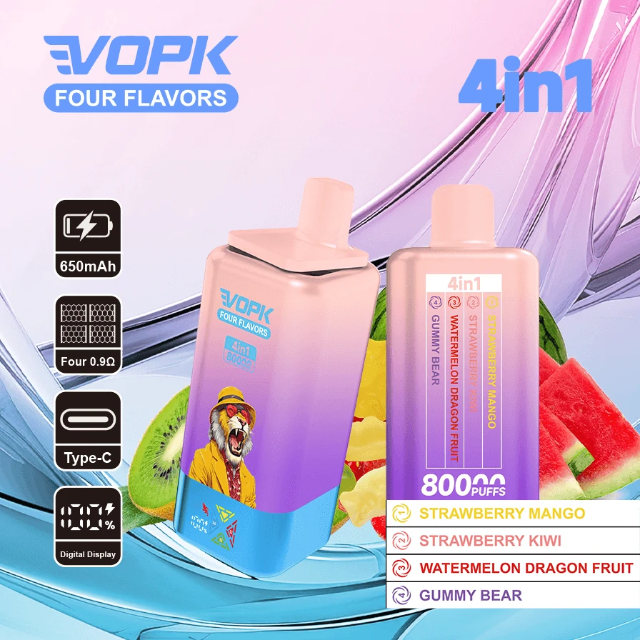 Vopk 4-in-1 80000 80K Boccate quattro gusti svapo monouso - image 7