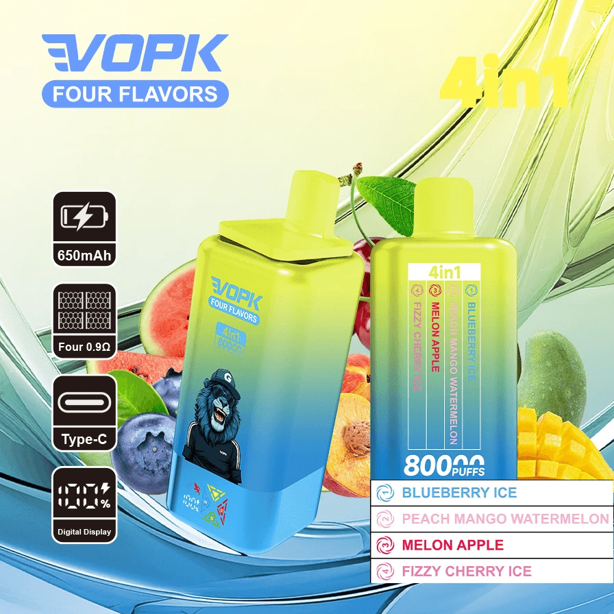 Vopk 4-in-1 80000 80K Boccate quattro gusti svapo monouso - image 9