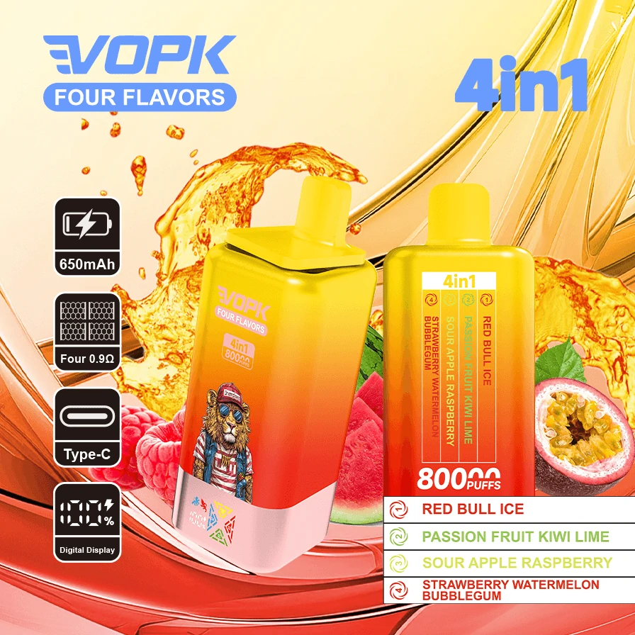 Vopk 4-in-1 80000 80K Boccate quattro gusti svapo monouso - image 6