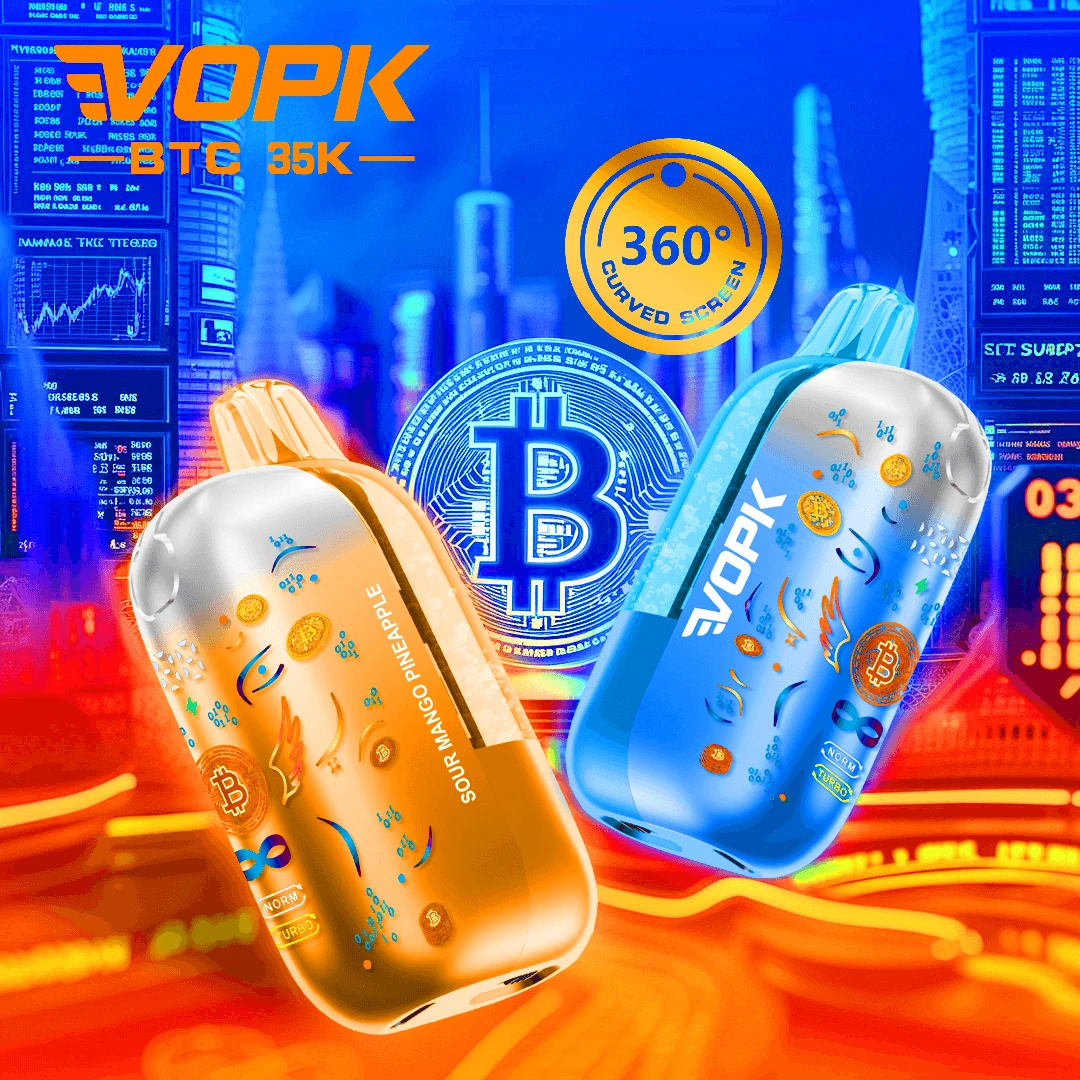 VOPK BTC 35000 35K Boccate schermo smart svapo monouso