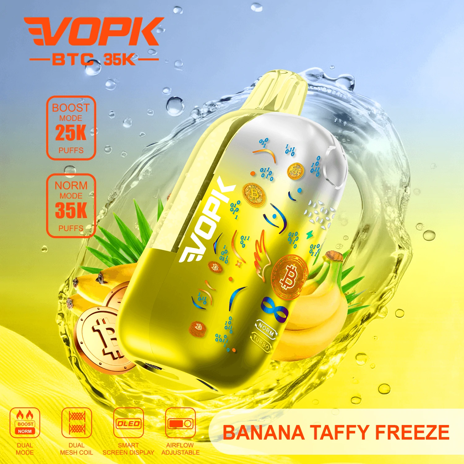 VOPK BTC 35000 35K Boccate schermo smart svapo monouso - image 6