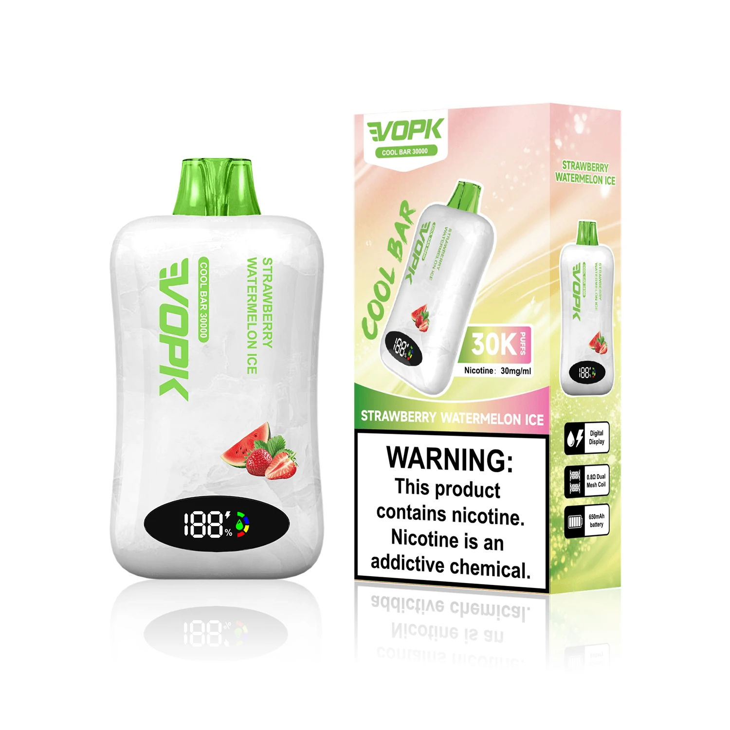 VOPK COOL Bar 30000 30K Boccate display batteria e liquido svapo monouso - image 15
