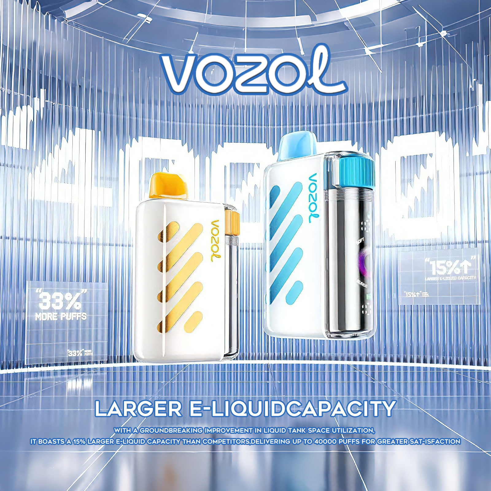 VOZOL VISTA 40000 40K Boccate Dual Mesh Svapo monouso
