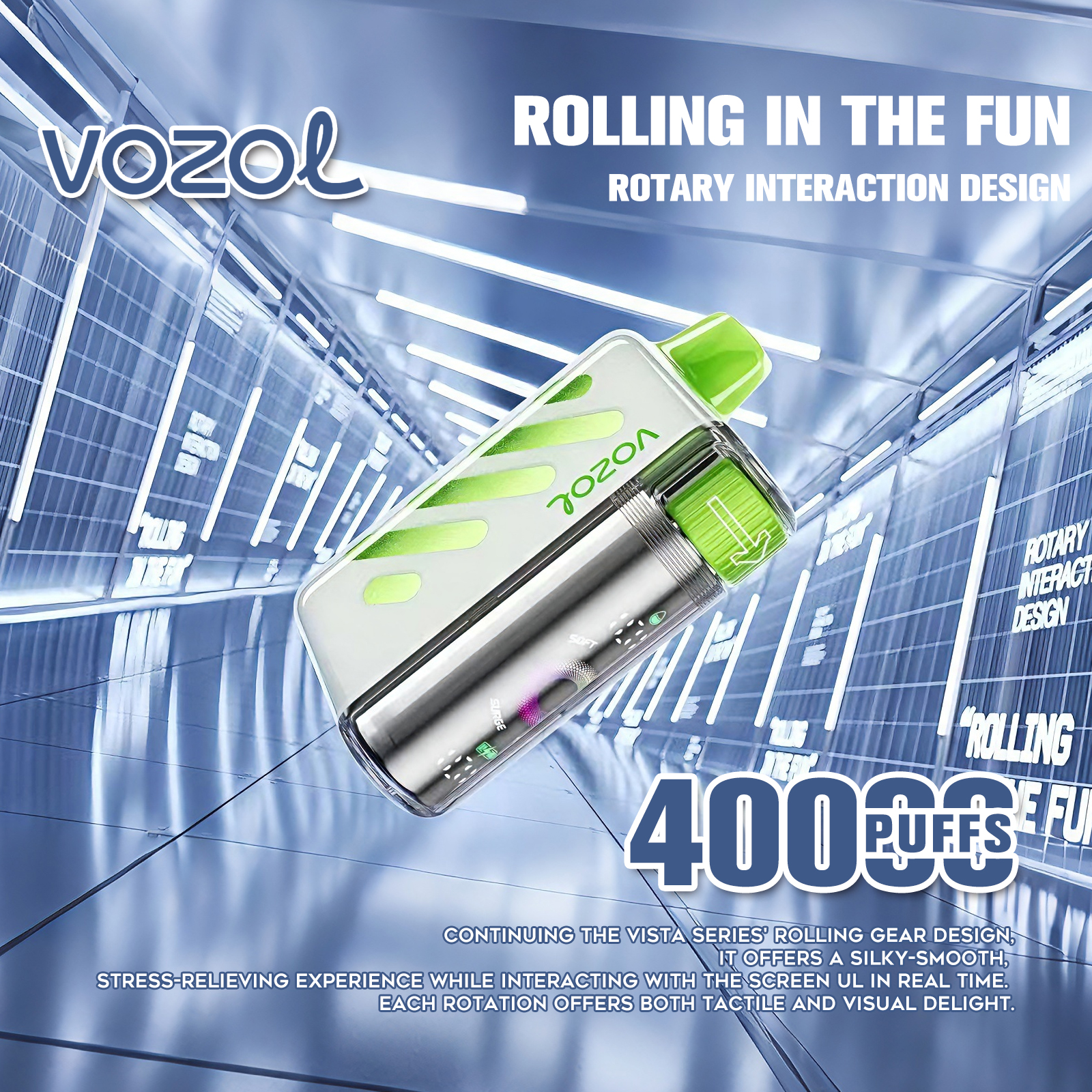 VOZOL VISTA 40000 40K Boccate Dual Mesh Svapo monouso - image 3