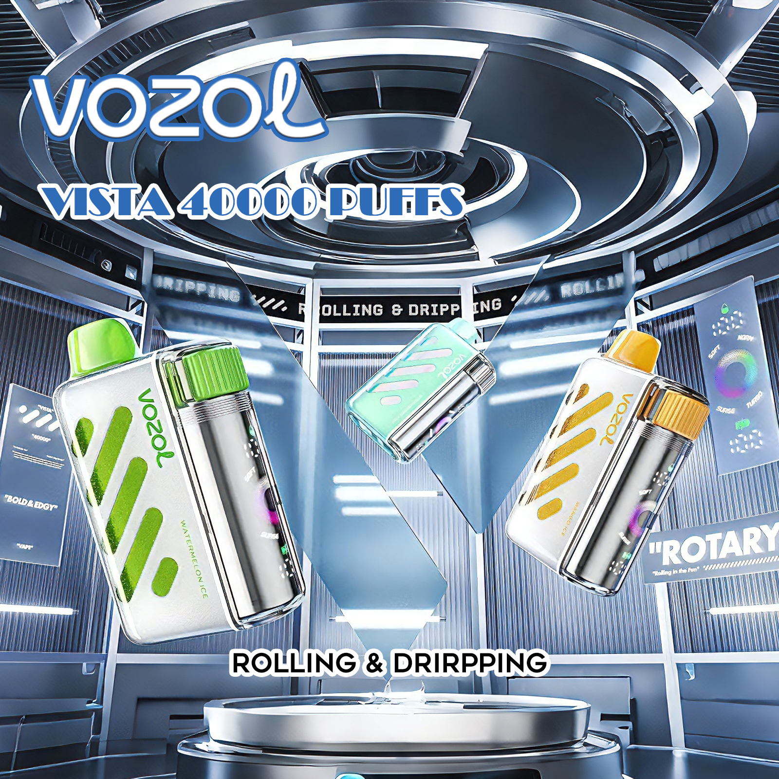 VOZOL VISTA 40000 40K Boccate Dual Mesh Svapo monouso - image 2