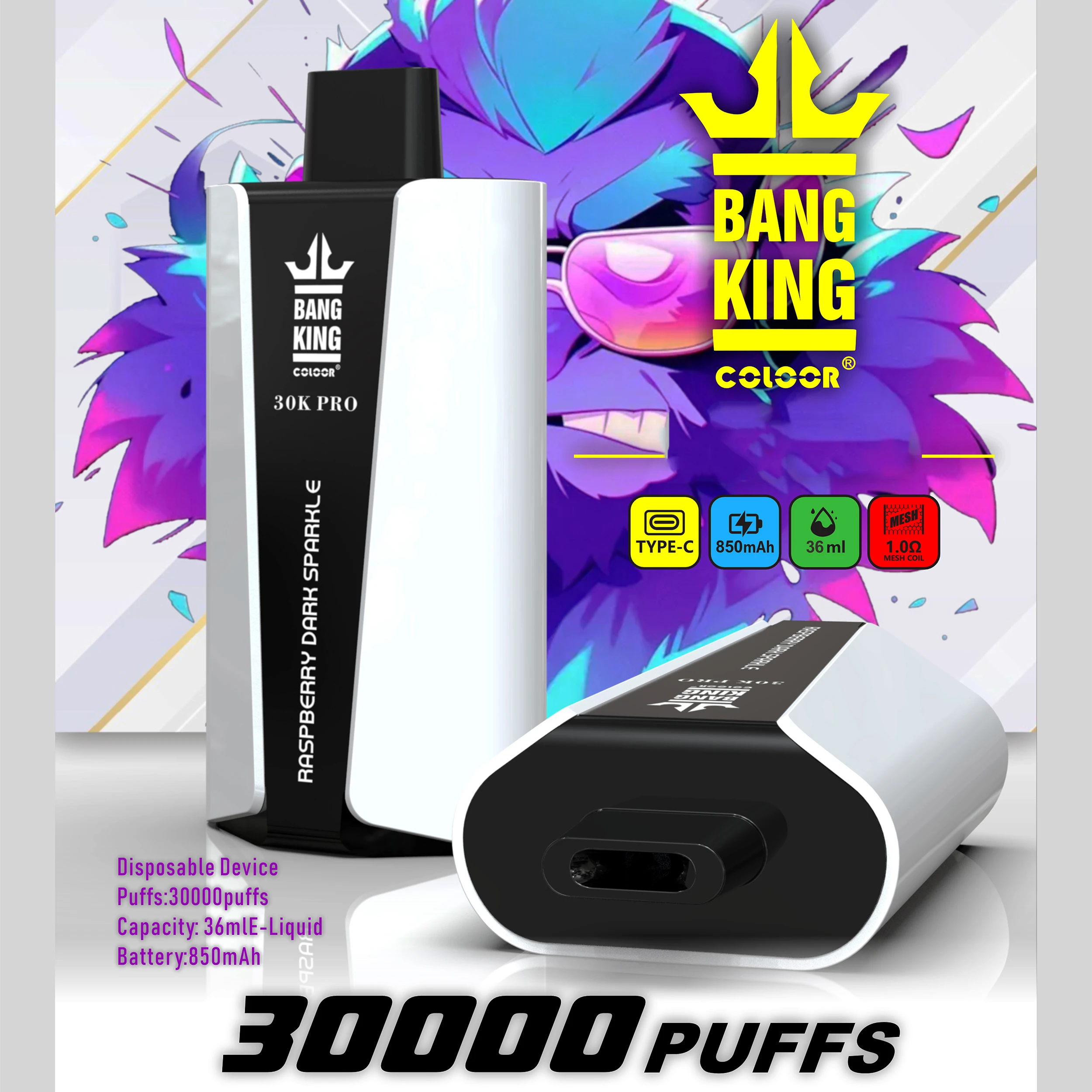 Bang King 30000 30K Boccate Pro Svapo monouso - image 4