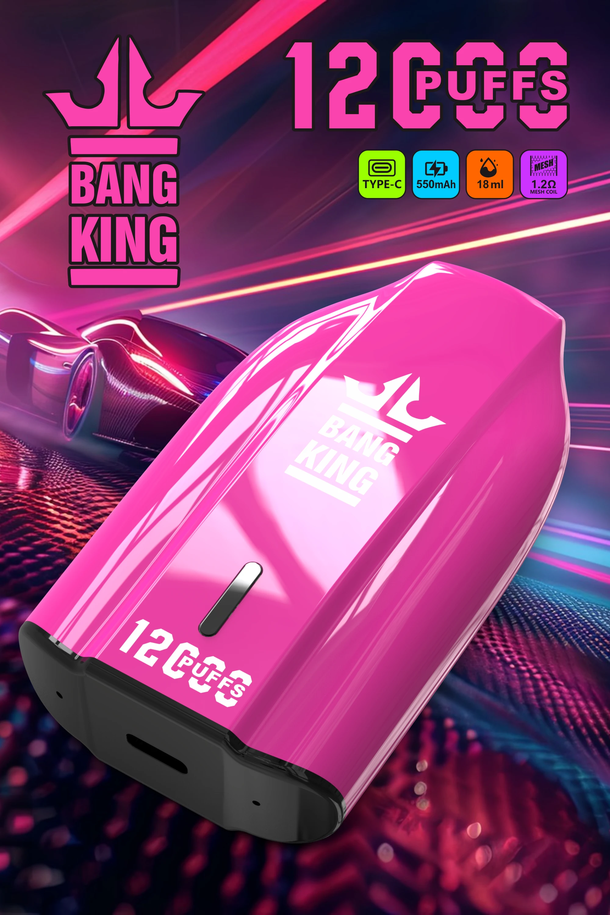 Bang King 12000 12K Boccate Mesh Coil Svapo monouso - image 8
