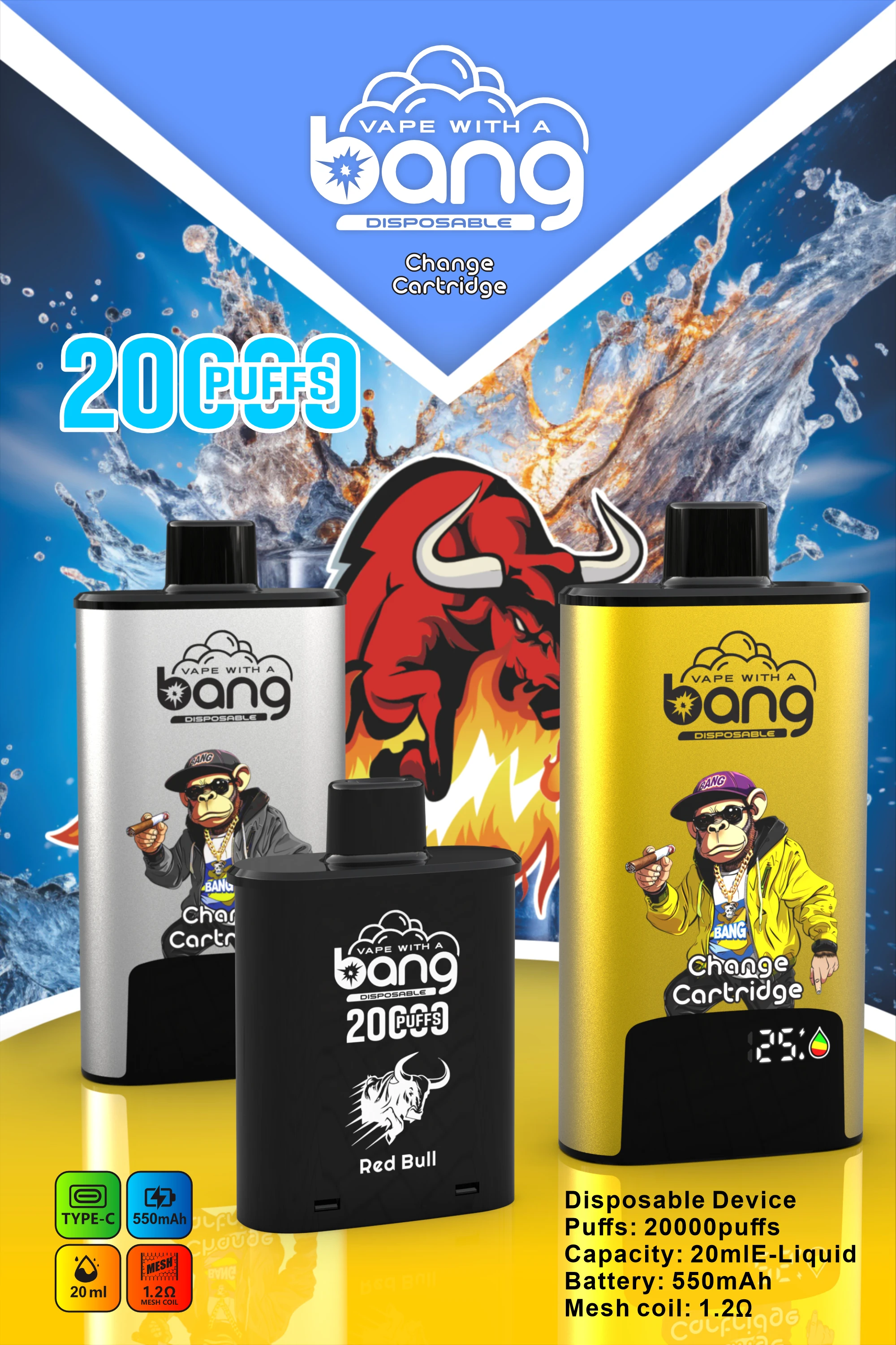 Bang 20000 20K Boccate Mesh Coil Svapo monouso - image 9