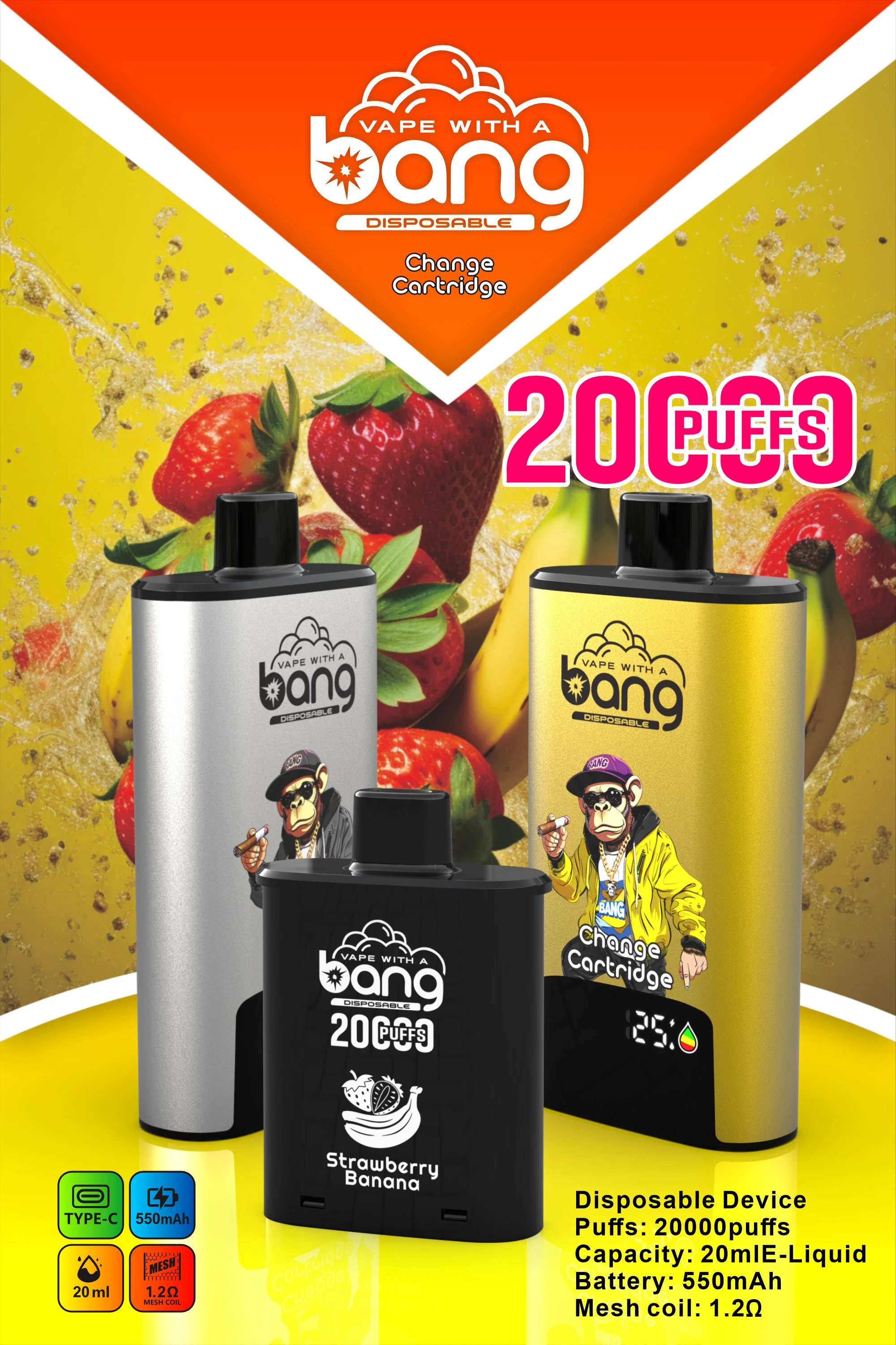 Bang 20000 20K Boccate Mesh Coil Svapo monouso - image 10