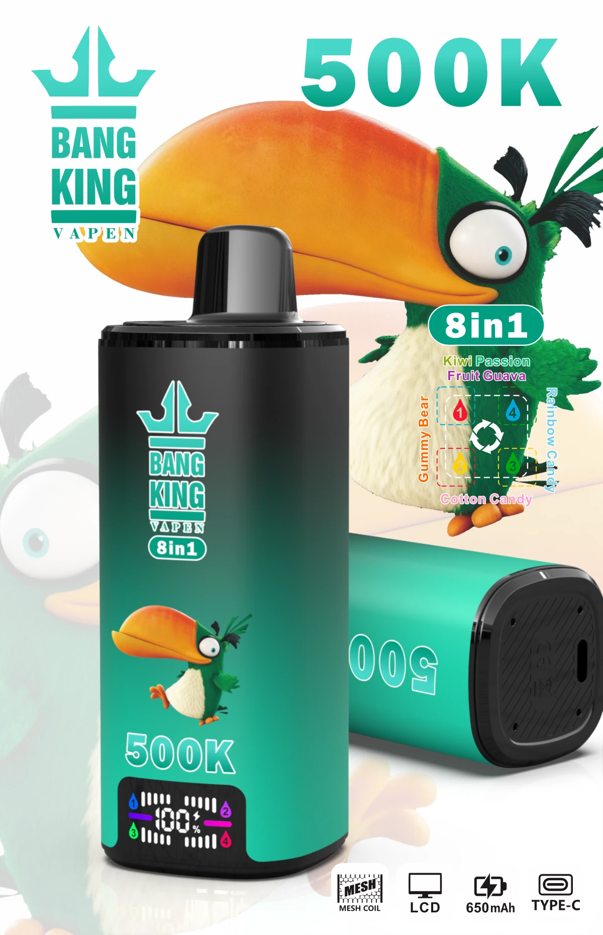 Bang King 500000 500K Boccate Svapo monouso - image 4