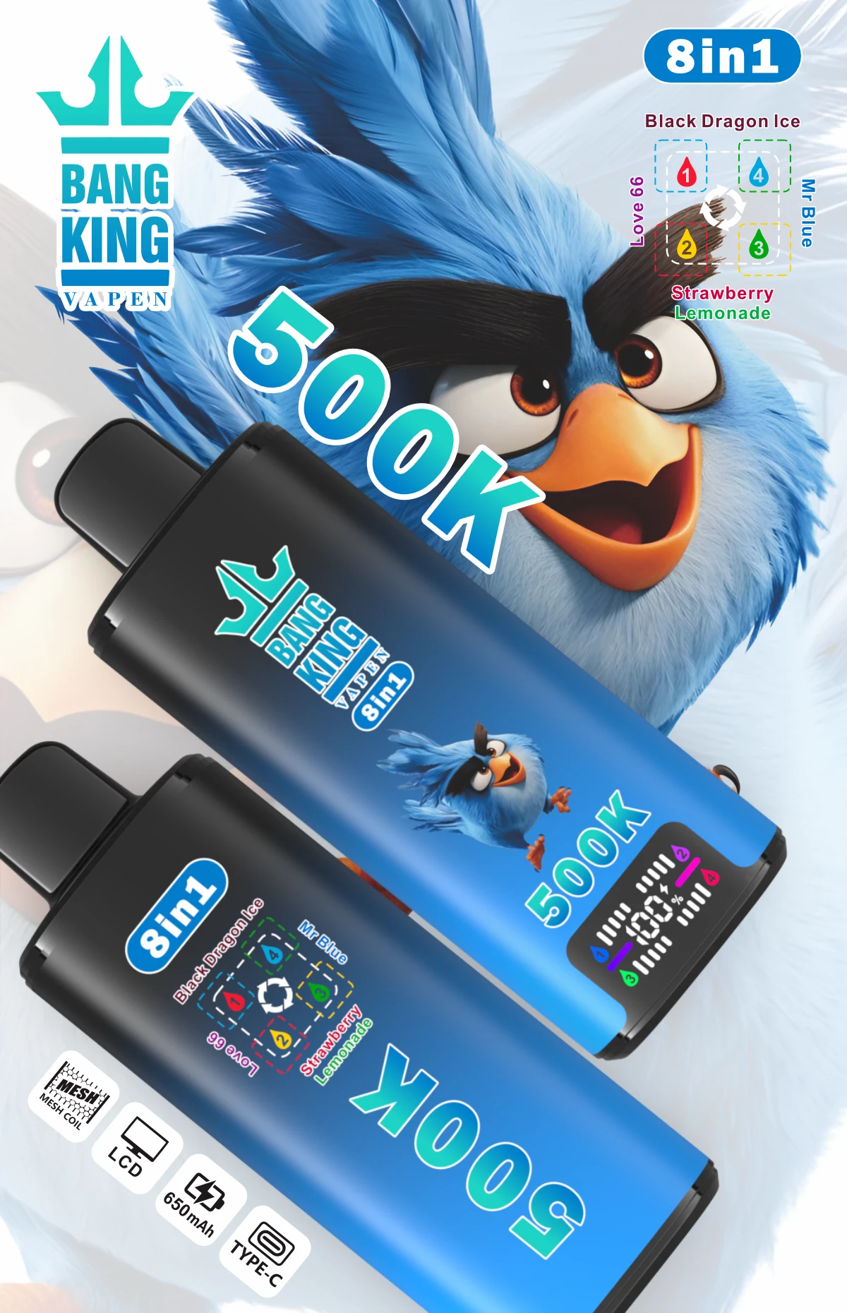Bang King 500000 500K Boccate Svapo monouso - image 9