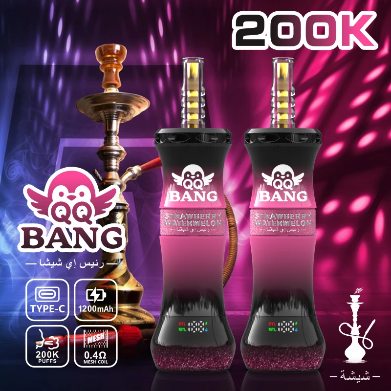 Bang QQ 200000 200K Boccate LED Mesh Coil Svapo monouso