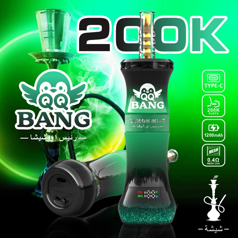 Bang QQ 200000 200K Boccate LED Mesh Coil Svapo monouso - image 2
